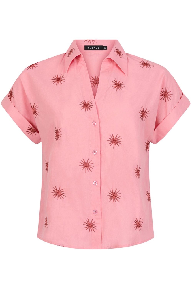 BLOUSE SUNNY HSS2529 10140 CORAL PINK/STONE RED